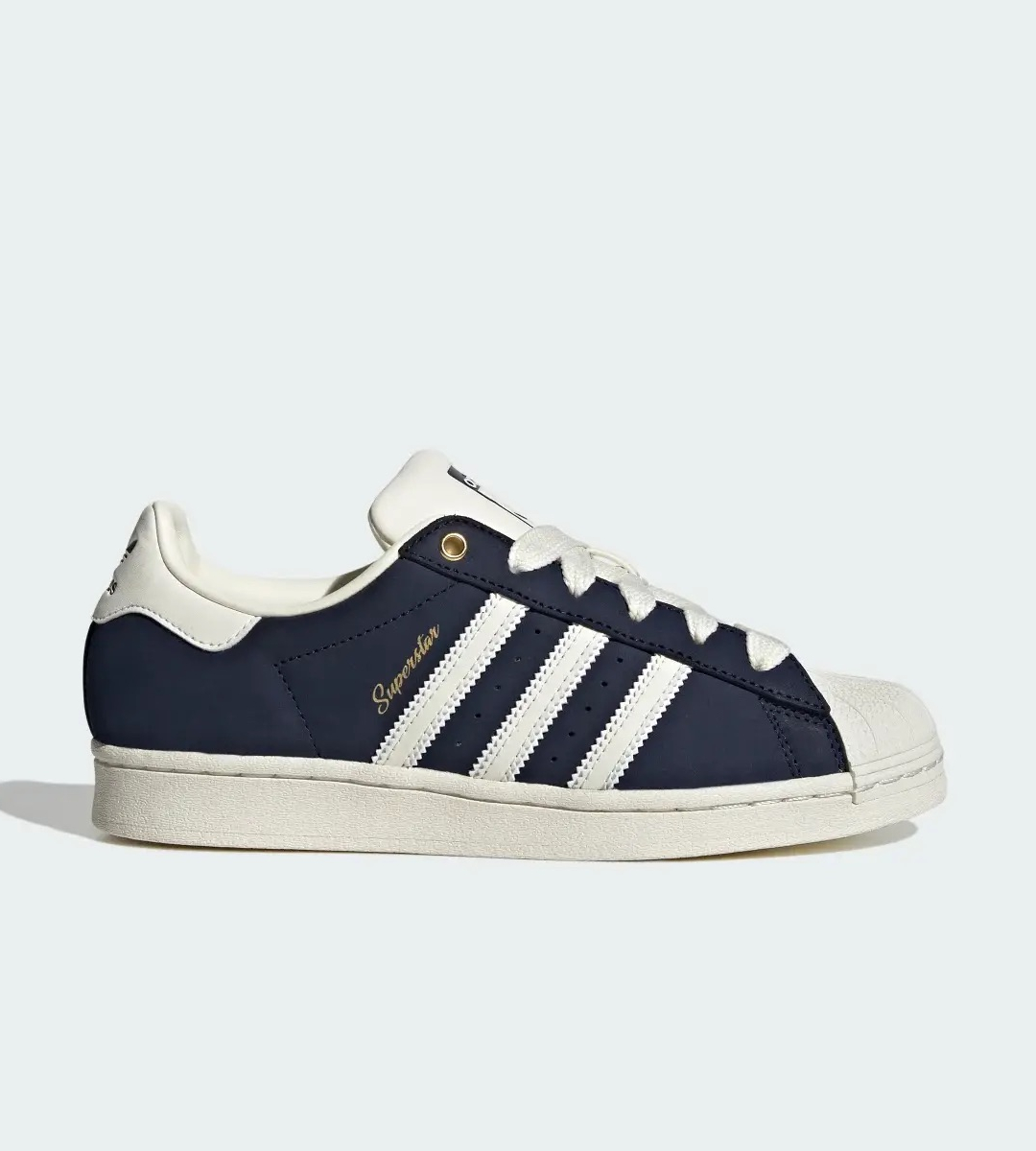 Chaussures Adidas Superstar Bleu Blanc