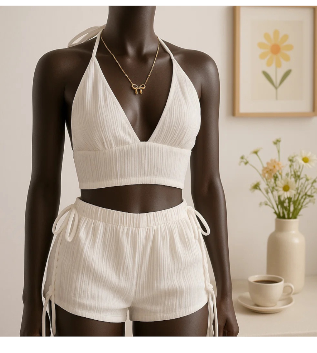 Ensemble shein culotte bikini maillot de bain 2 pieces ideal pour plages