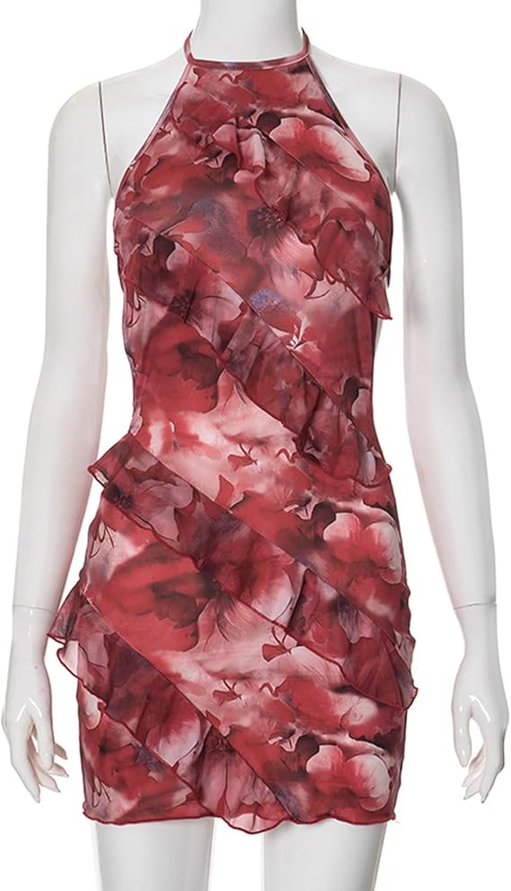 Mini-Robe-Sexy-Femme-à-Col-Halter-avec-Dos-Nu-avec-Volants-et-Imprimé-Floral-3.jpg