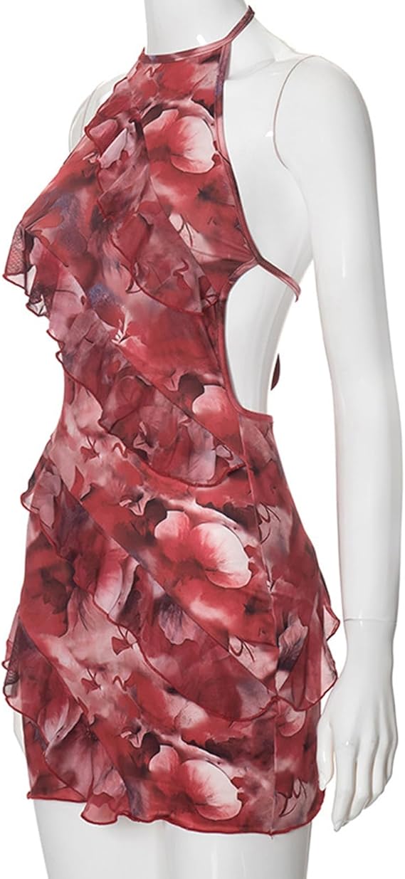 Mini-Robe-Sexy-Femme-à-Col-Halter-avec-Dos-Nu-avec-Volants-et-Imprimé-Floral-4.jpg