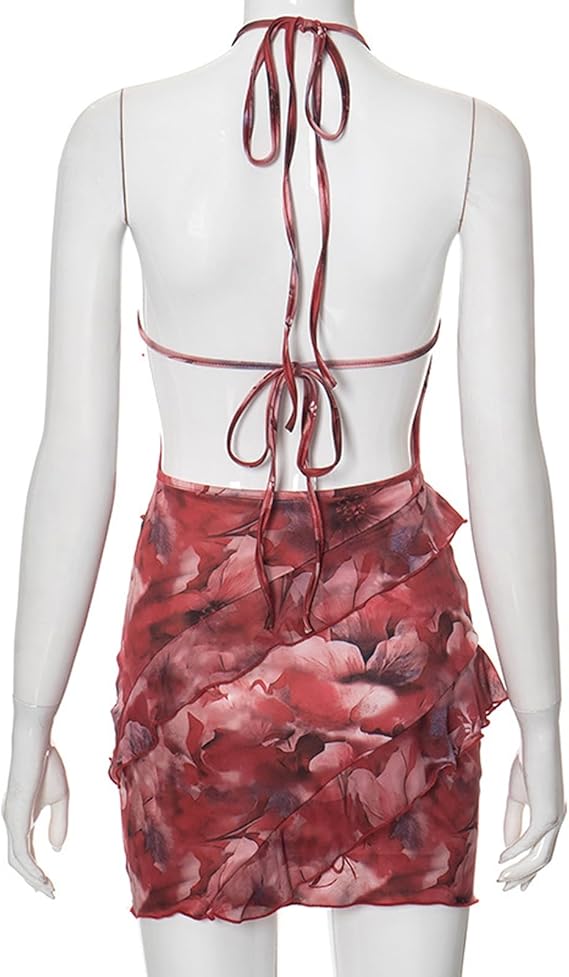 Mini-Robe-Sexy-Femme-à-Col-Halter-avec-Dos-Nu-avec-Volants-et-Imprimé-Floral-5.jpg