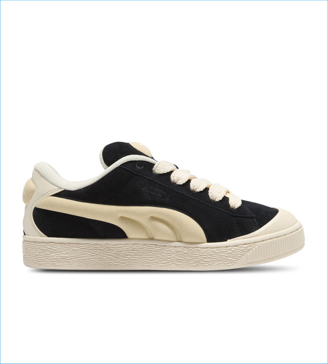 PUMA Suede XL Crush Preserves Noir et Blanc cassé