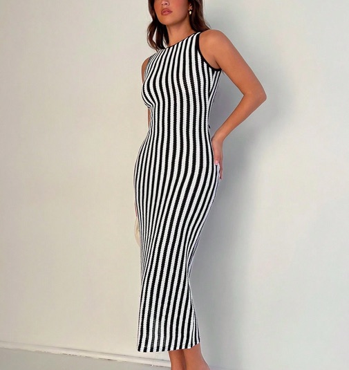 Robe-Longue-Moulante-à-Motif-Tricoté-pour-Femme-3.jpg