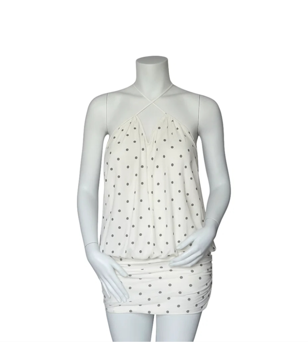 Robe Shein Dos Nu a Pois avec Liens