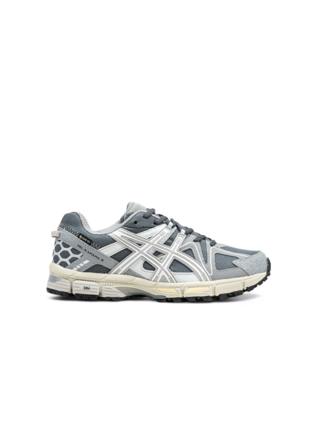ASICS Gel Kahana 8 Trail Gris Blanc-Cassé