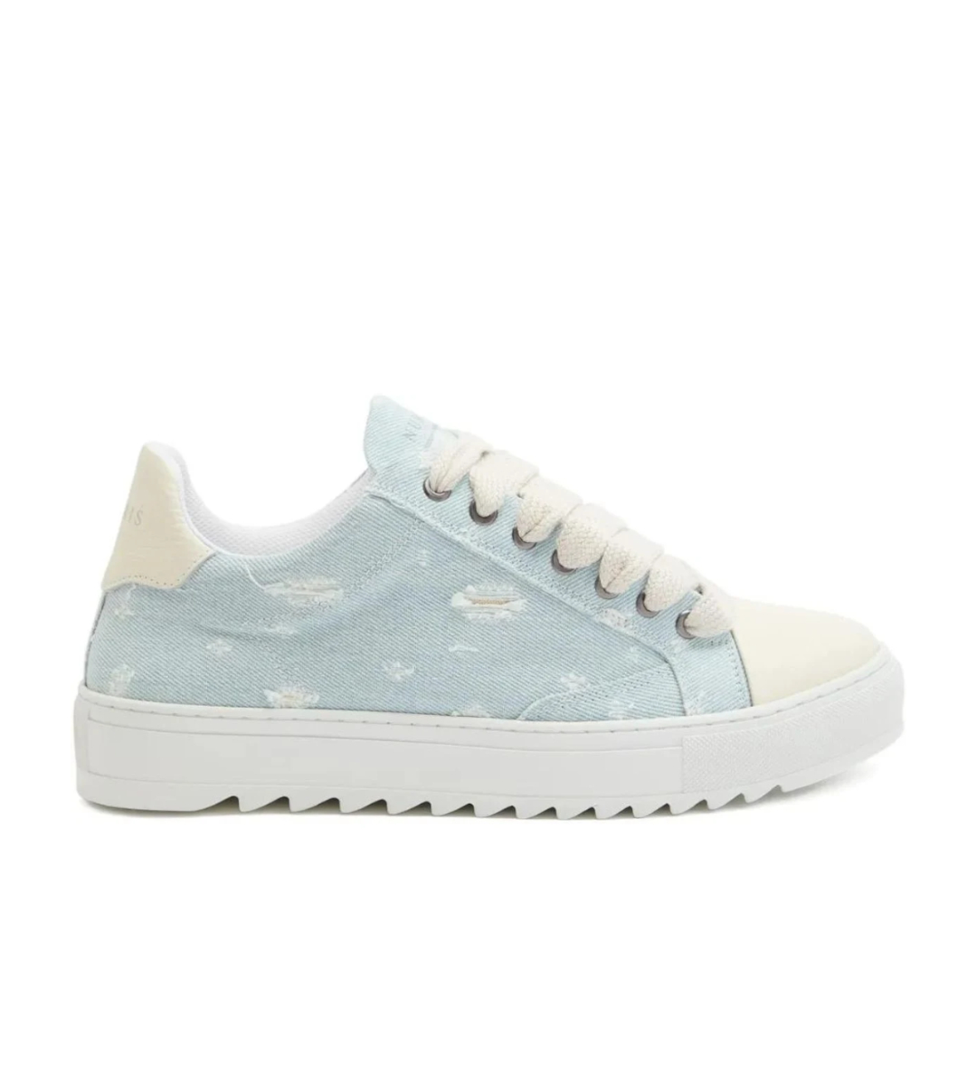chaussure numeris denim pete pete turquoise