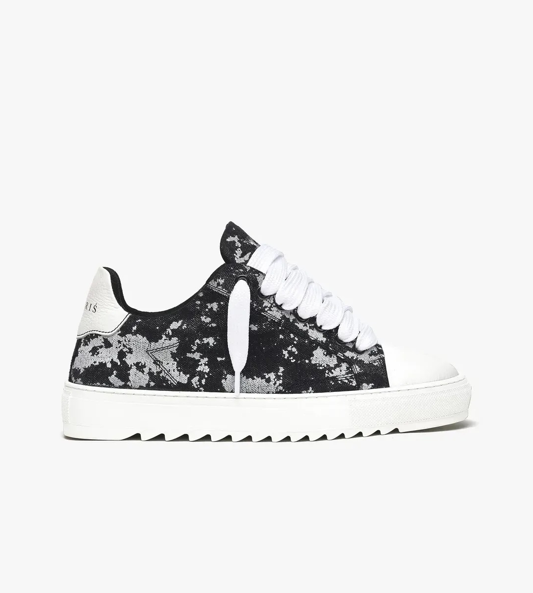 Chaussures Numeris Atelier Pearl Denim Noir-Blanc et Pearl Leather