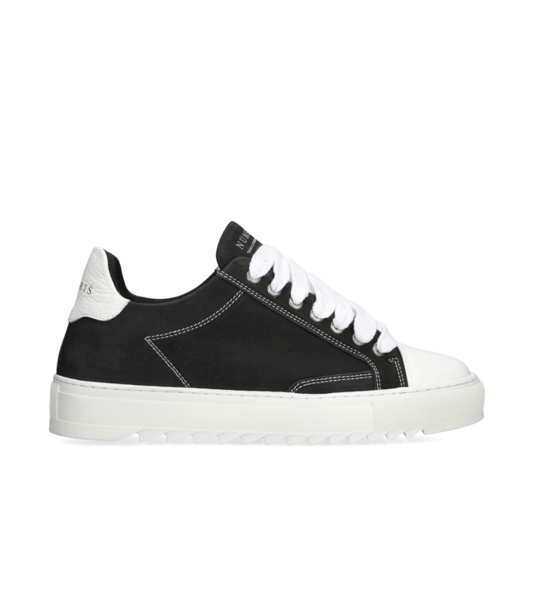 Chaussures Numeris Atelier Pearl Denim Noir et Pearl Leather
