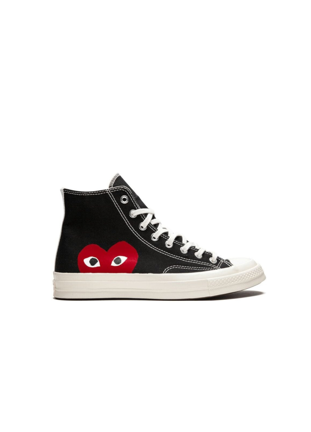 Converse Chuck Taylor 70 x CDG PLAY Montantes Noir et Blanc