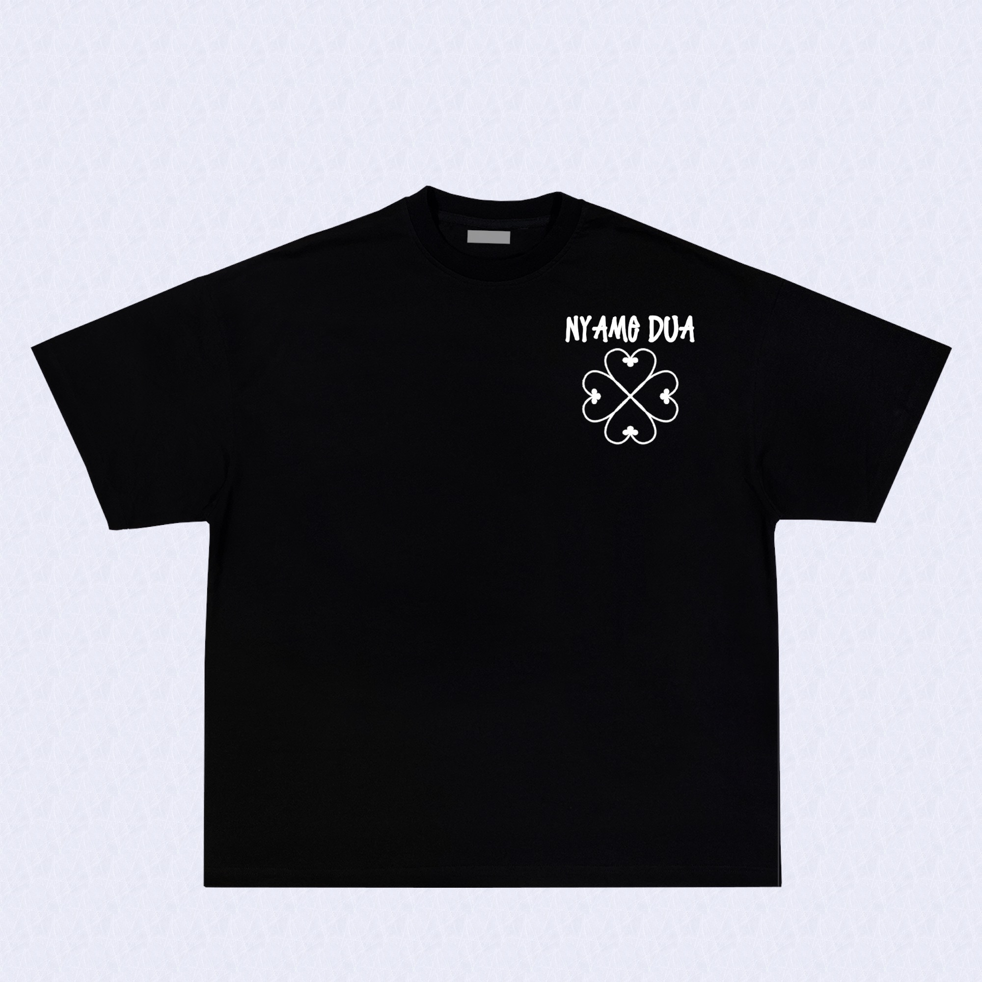 T-shirt avec motif Adinkra Nyama Dua