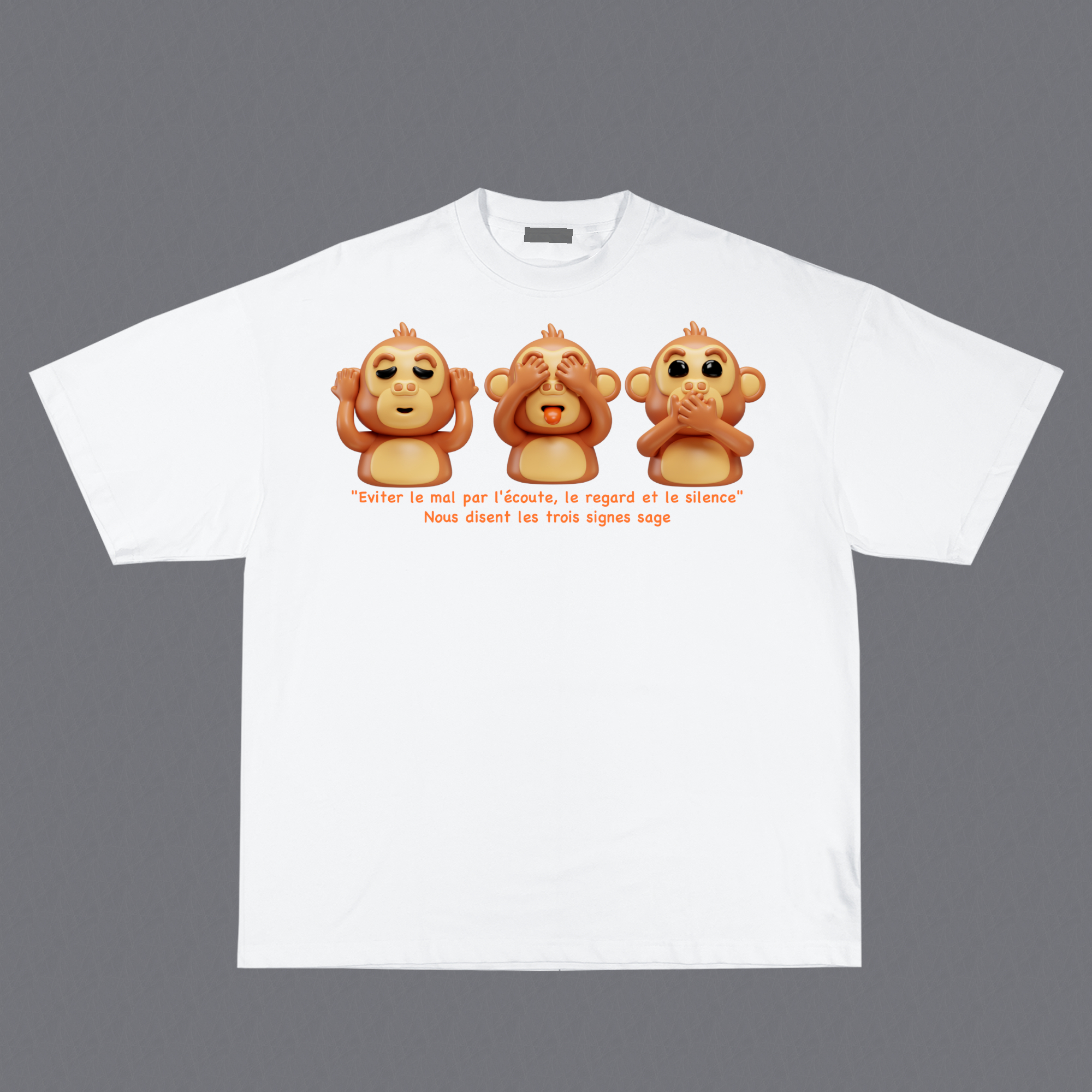 T-shirt Sagesse des Singes